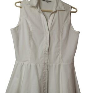 Harve Benard White flared top